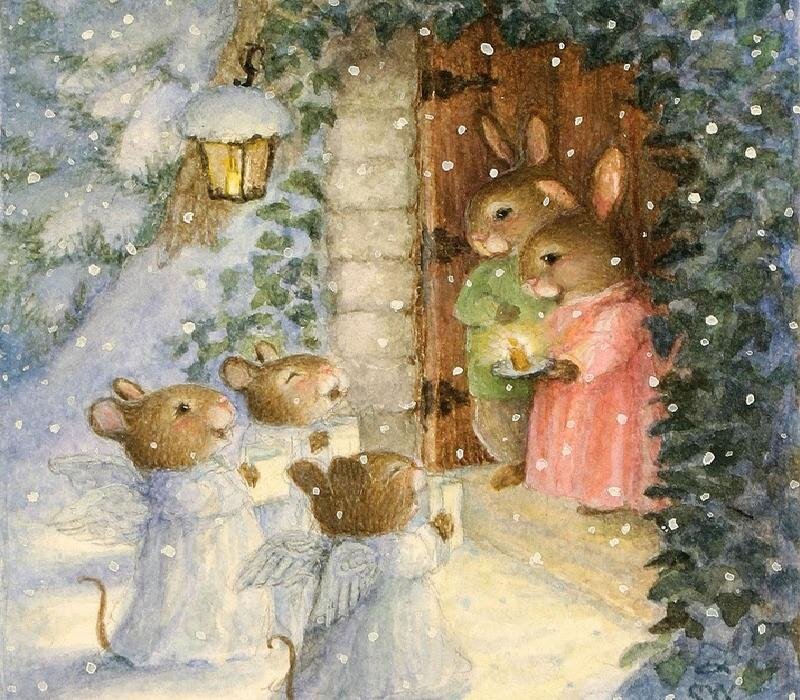 Mice and Rabbits in Snow