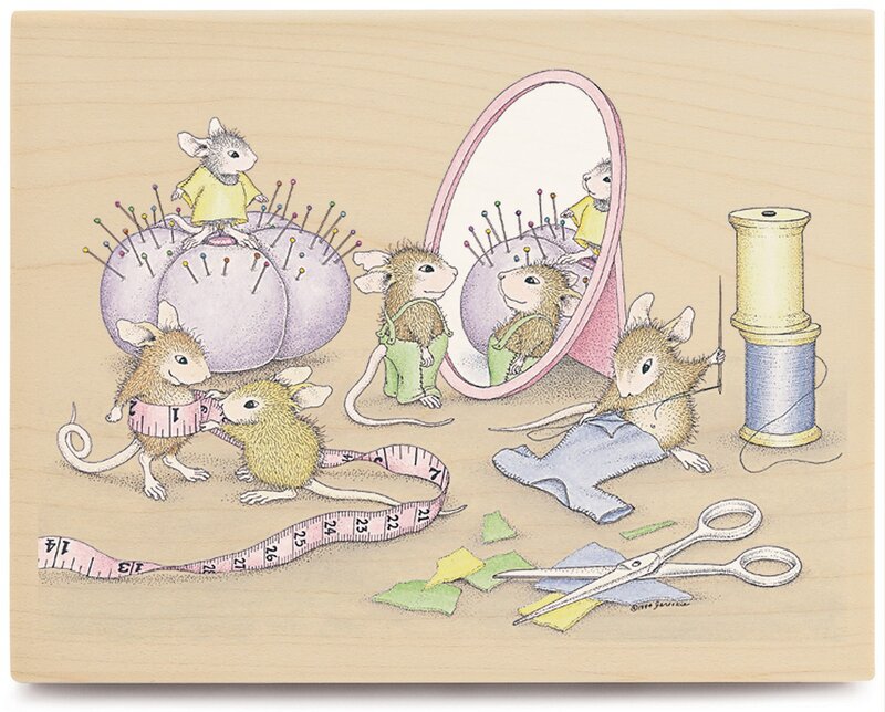 Mice Sewing Clothes