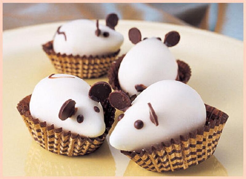 Mice-shaped Desserts