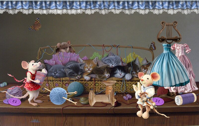 Mice with Kittens