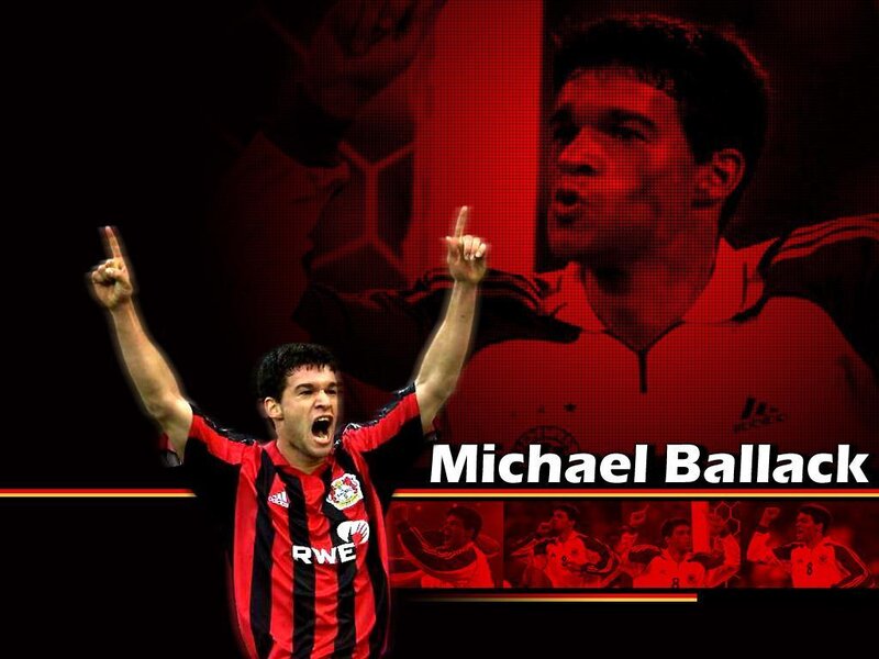 Michael Ballack celebrating