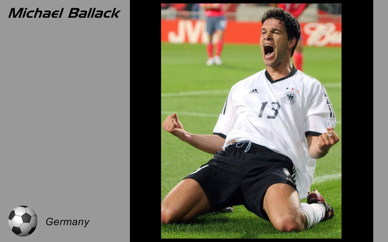 Michael Ballack celebrating