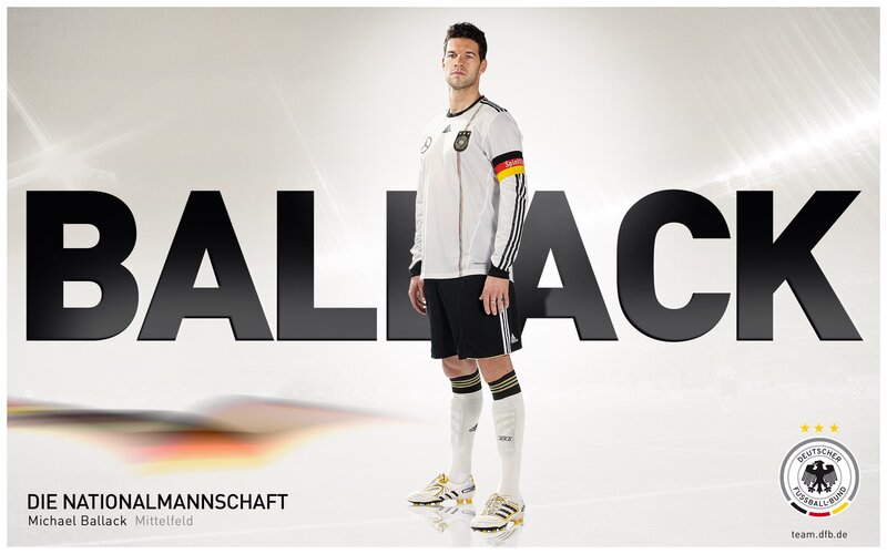 Michael Ballack in Germany kit