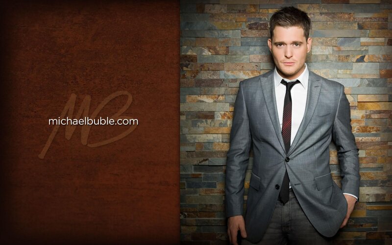 Michael Bublé in a suit
