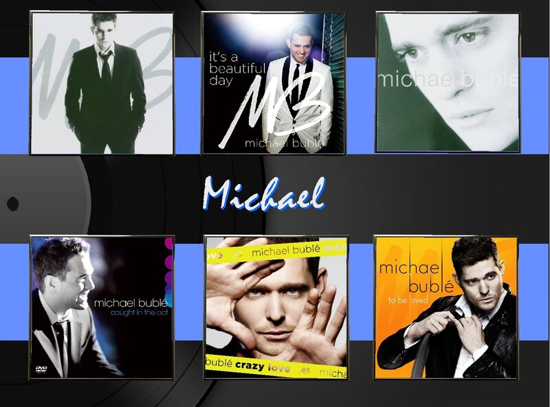 Michael Bublé on Album Covers
