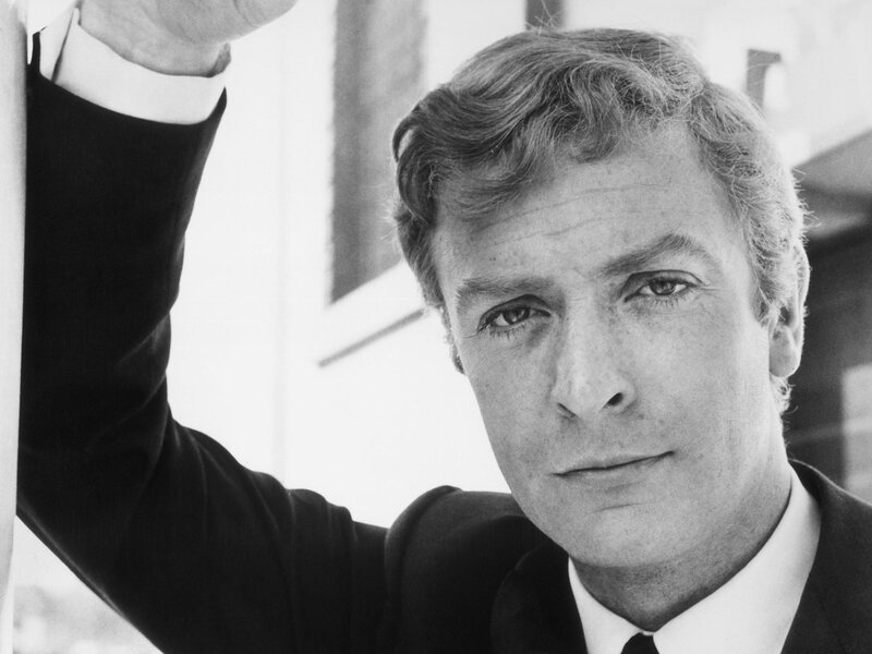 Michael Caine in a suit