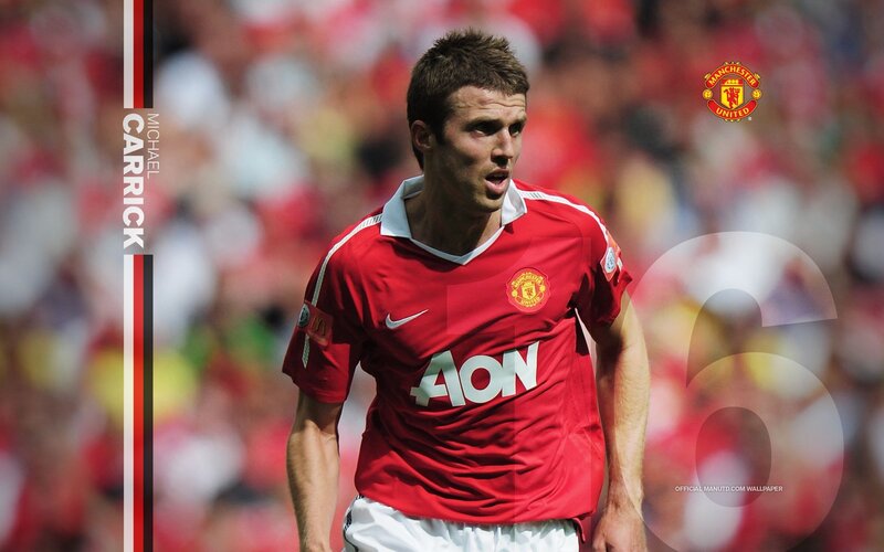 Michael Carrick in Manchester United kit