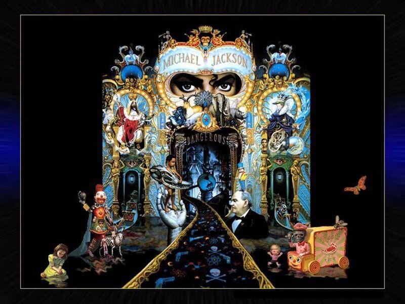 Michael Jackson Album Cover — Black