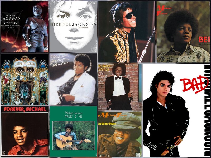 Michael Jackson album covers