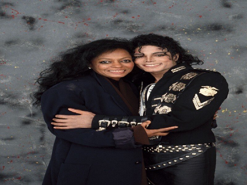 Michael Jackson and Diana Ross