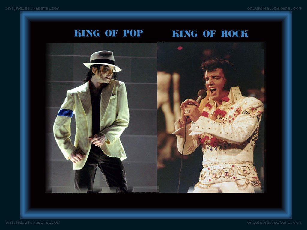 Michael Jackson and Elvis Presley