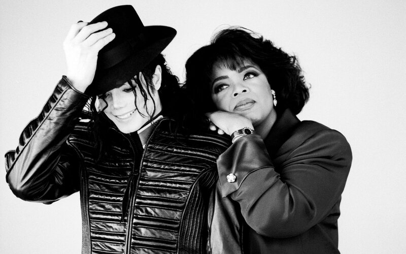 Michael Jackson and Oprah Winfrey