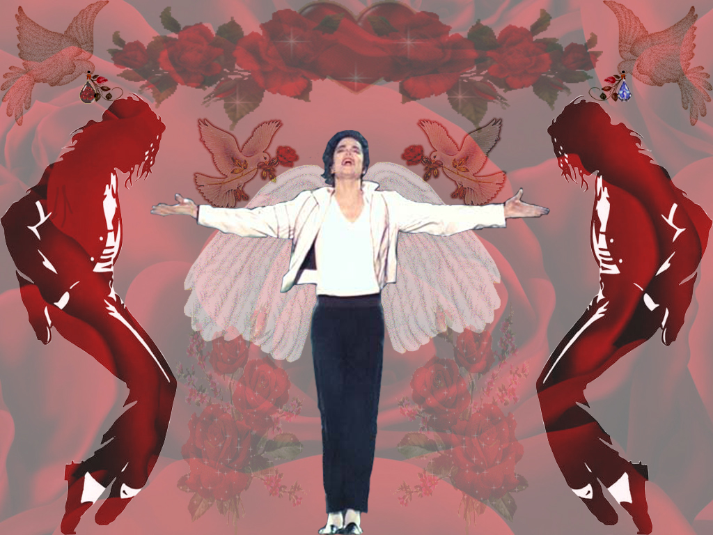 Michael Jackson angel collage