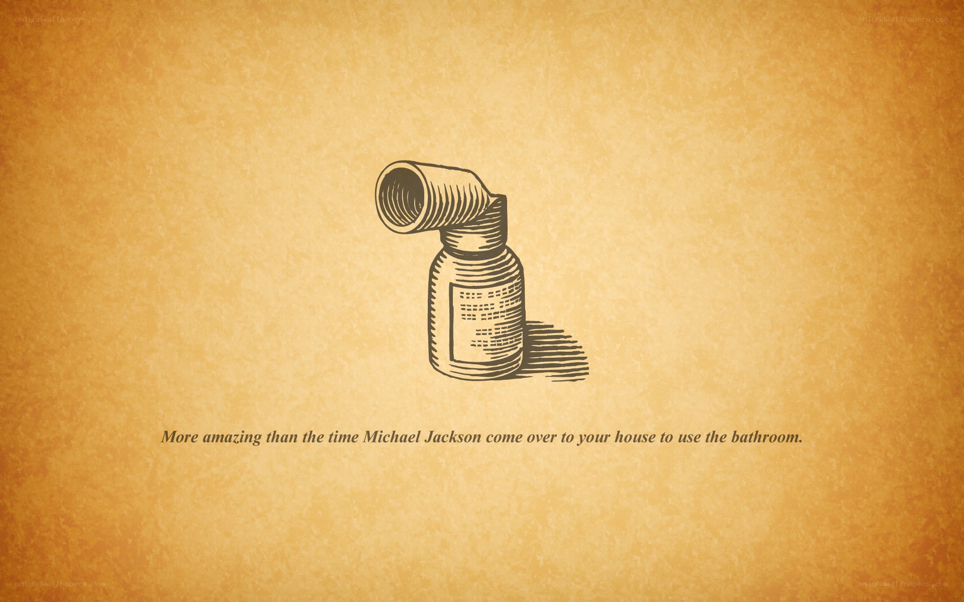 Michael Jackson bathroom joke