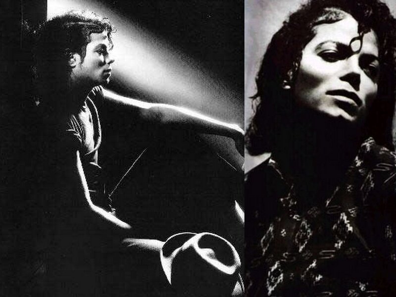 Michael Jackson black and white photos