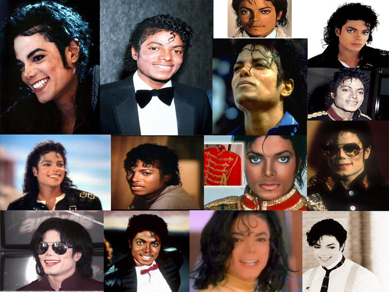 Michael Jackson Collage — Black, Celebratory, Photograph, Tuxedo