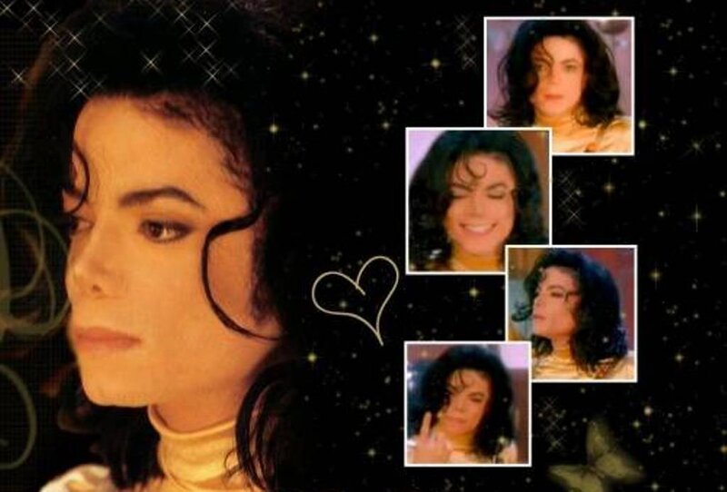 Michael Jackson Collage — Black, Celebratory