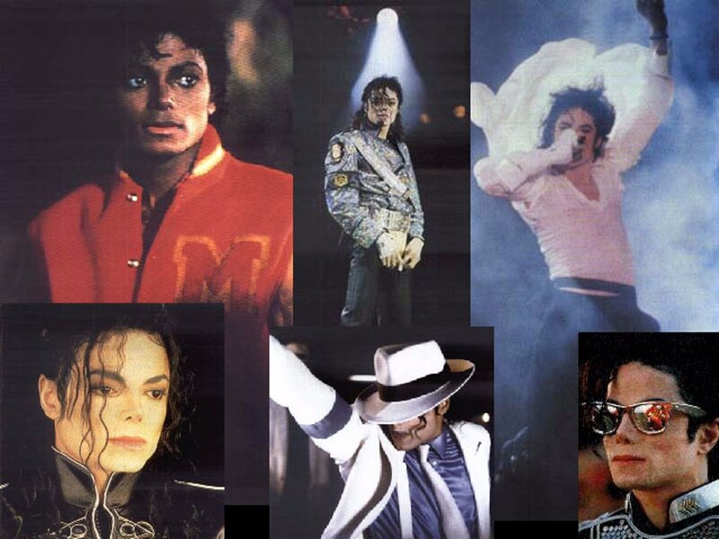 Michael Jackson Collage — Black, Dramatic, Night