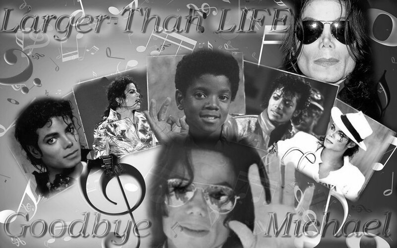 Michael Jackson Collage — Black, Melancholic