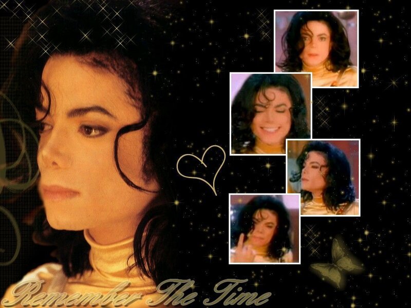 Michael Jackson Collage — Black, Nostalgic, Night