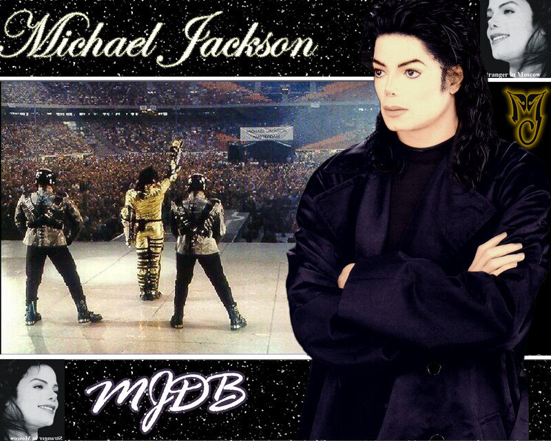 Michael Jackson concert collage