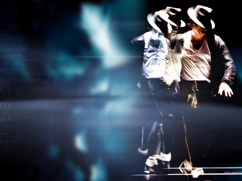 Michael Jackson Dancing — Black, Dramatic, Night