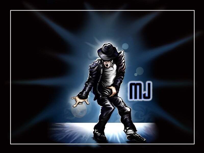 Michael Jackson dancing on stage