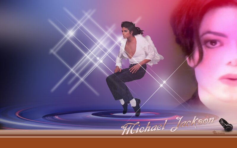 Michael Jackson Dancing — Purple