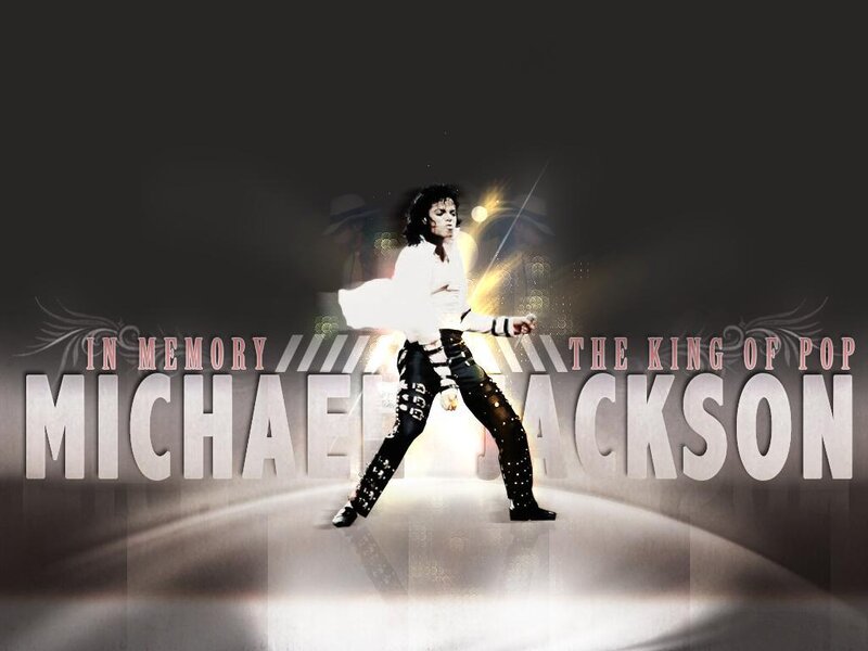 Michael Jackson Dancing — White