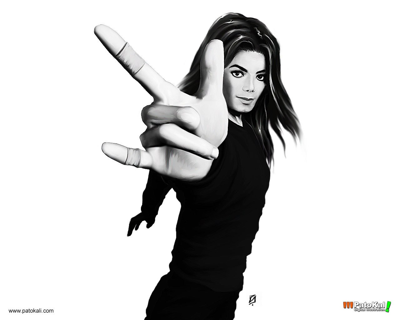 Michael Jackson digital illustration