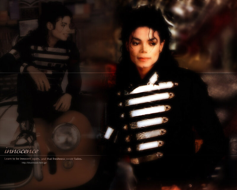 Michael Jackson in Black Jacket — Dramatic