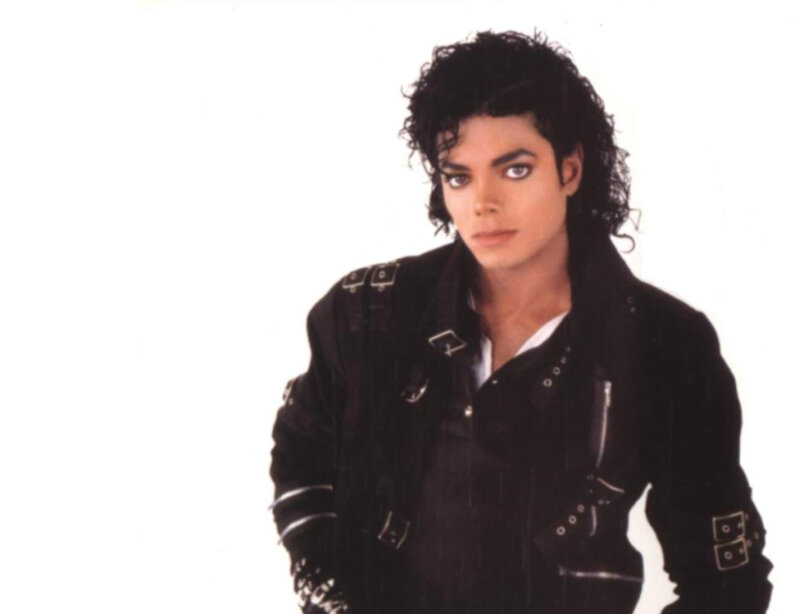 Michael Jackson in black jacket
