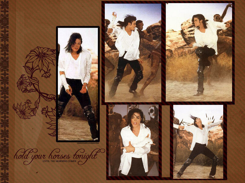 Michael Jackson in Desert