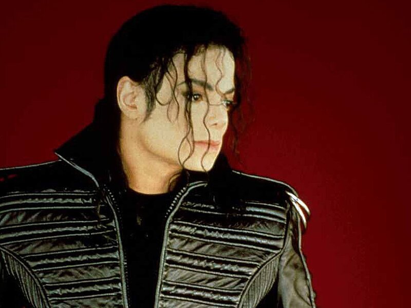 Michael Jackson in Jacket — Black, Dramatic