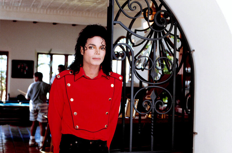 Michael Jackson in Red Jacket — Calm