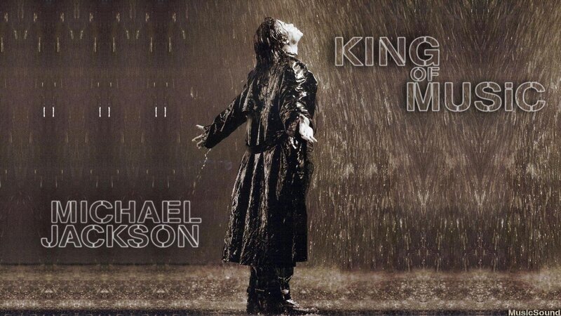 Michael Jackson in the rain