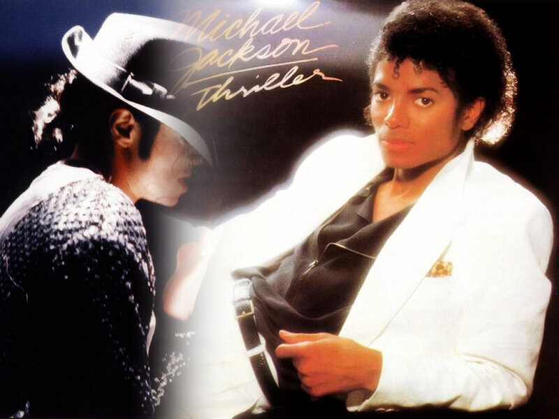 Michael Jackson in White Suit — Dramatic, Photograph, White Jacket, Black Hat