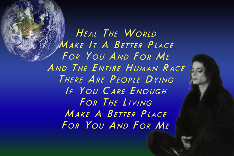 Michael Jackson Meditating
