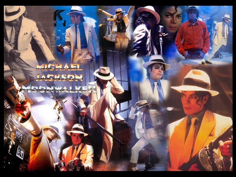 Michael Jackson Moonwalker collage