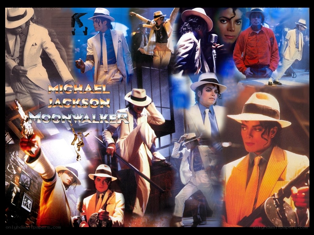 Michael Jackson Moonwalker collage