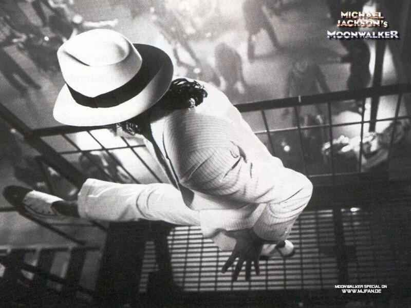 Michael Jackson moonwalking