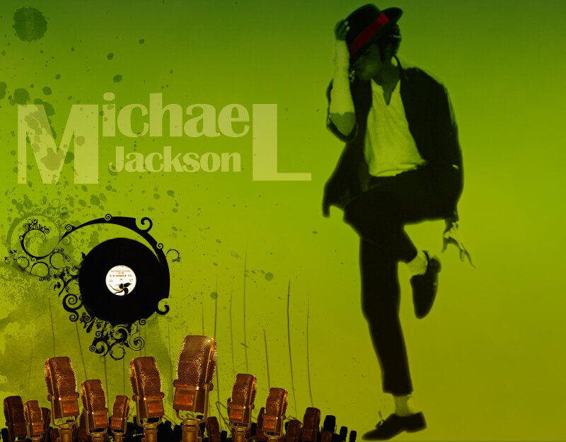 Michael Jackson music collage