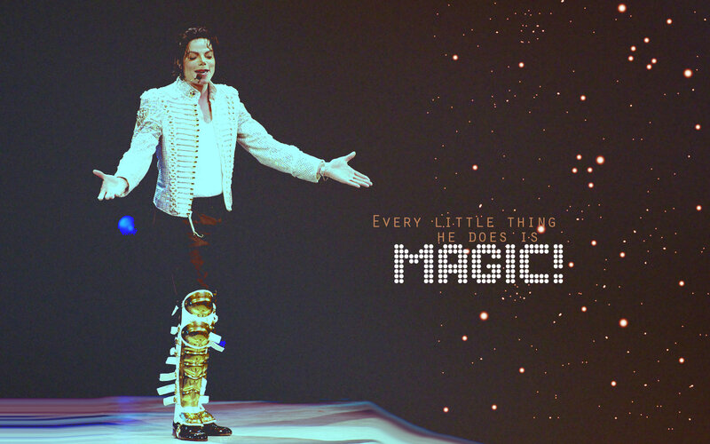 Michael Jackson on stage