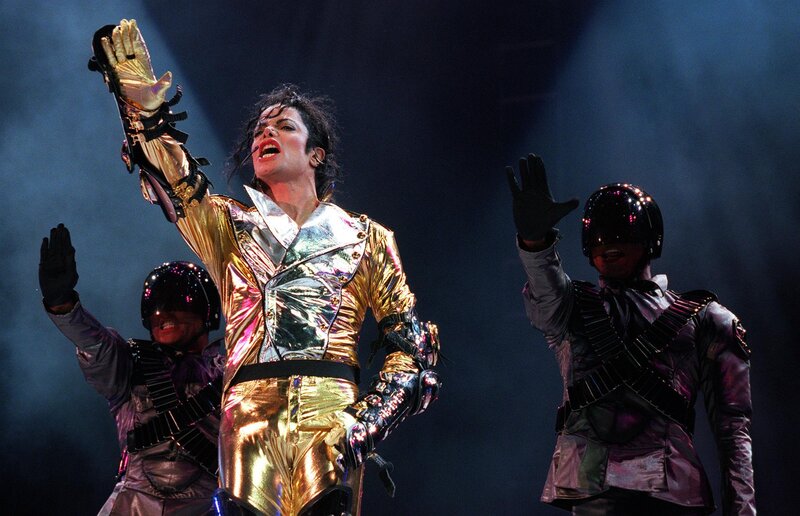 Michael Jackson on stage
