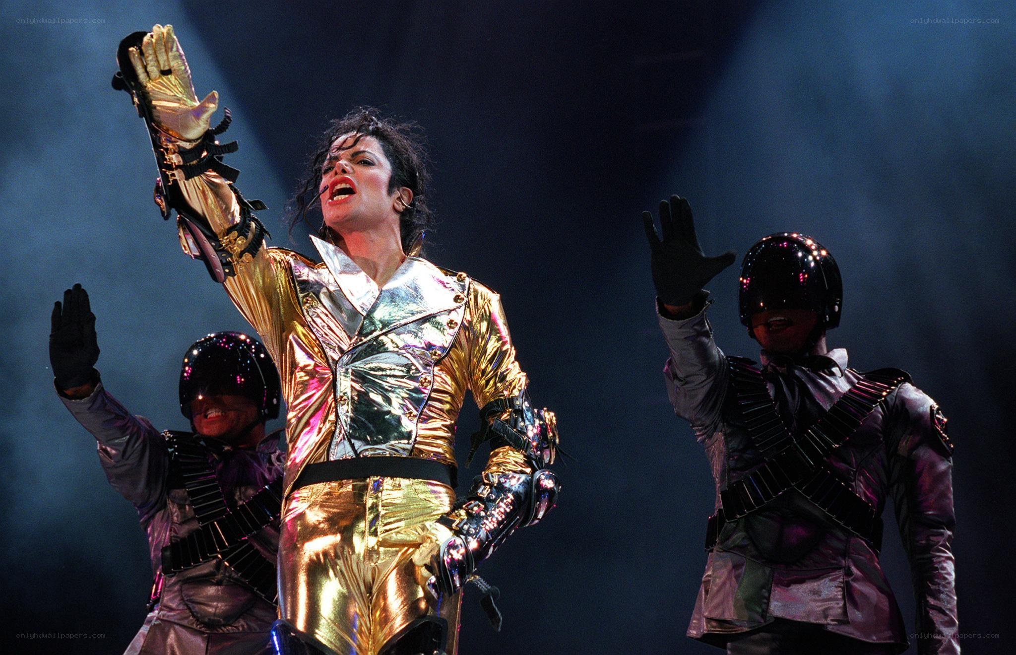 Michael Jackson on stage