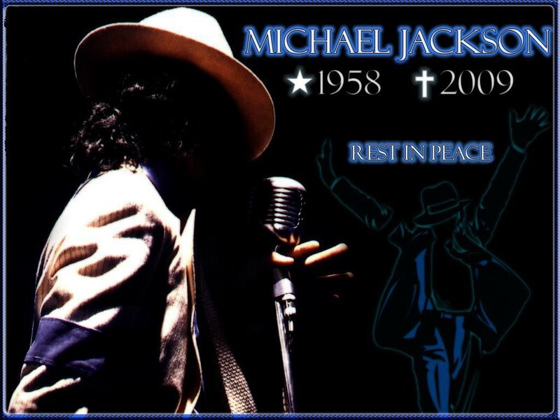 Michael Jackson on Stage — Black, Dramatic, Night, Photograph, Microphone, Hat