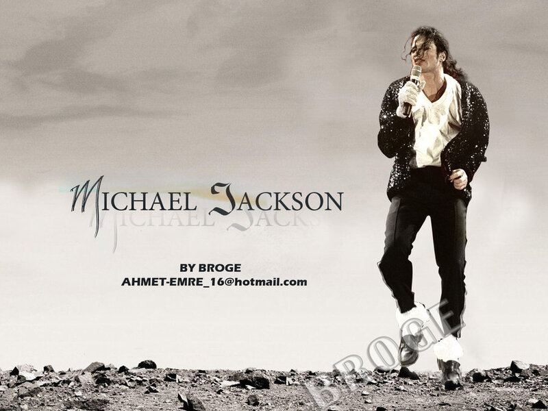 Michael Jackson on Stage — Black, Dramatic, Photograph, Microphone