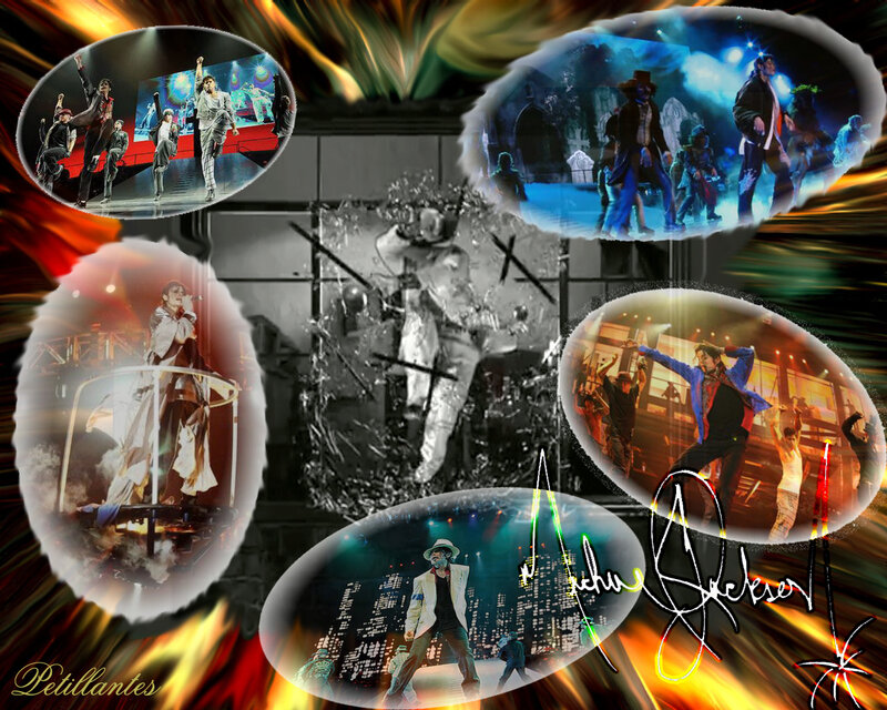 Michael Jackson on Stage — Black, Dynamic