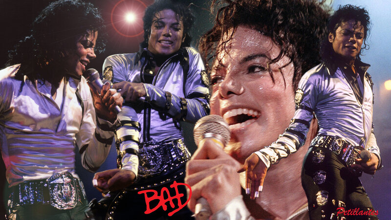 Michael Jackson on Stage — Black, Energetic, Night
