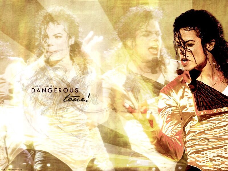 Michael Jackson on Stage — Yellow